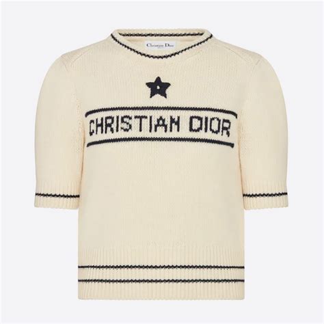 dior sweater white